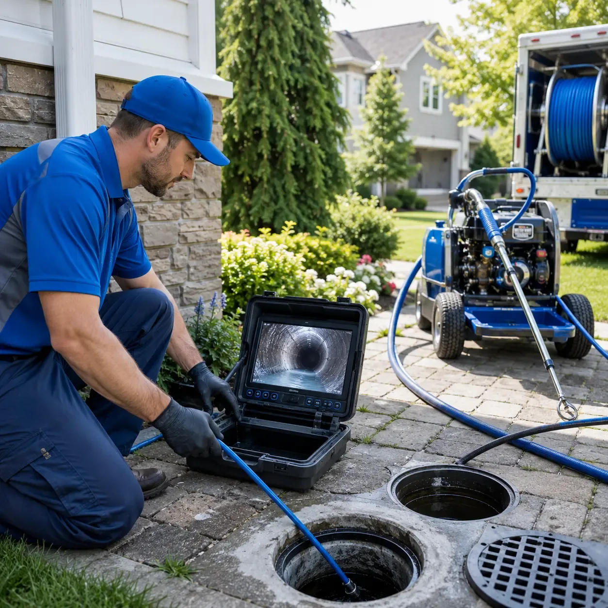 Outdoor drain cleaning professionals serving Bay City, WI