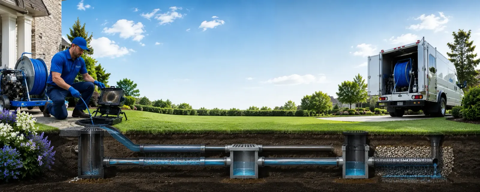 Outdoor drain cleaning information for Bay City, WI